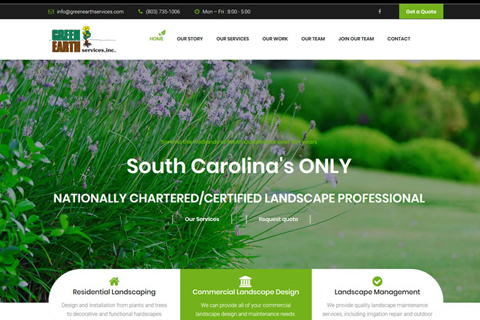 Website design Camden SC - M5 Studio