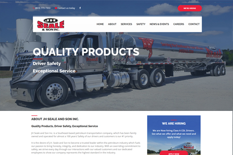 Website design Camden SC - M5 Studio