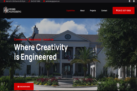 Website design Camden SC - M5 Studio